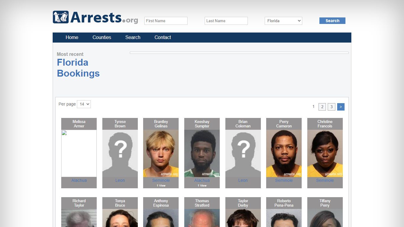 Search Florida Florida Jail Arrest Records